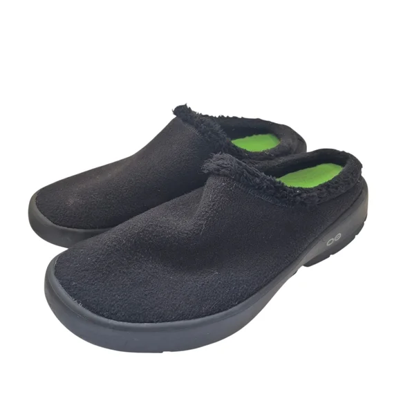 OOFOS | Shoes | Oofos Oocoozie Mules Mens Size 25 Black Slip  display picture 3